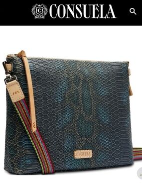 Consuela Rattler Downtown Crossbody with Multicolor Strap